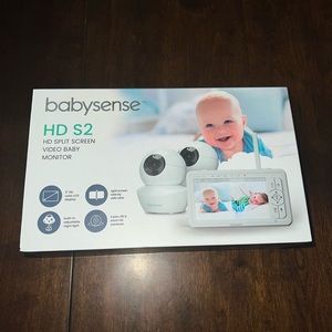NWT!! Babysense HD S2 Split Screen Video Baby Monitor NWT!!